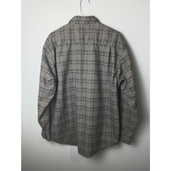 Cabela's Legendary Quality Plaid Button Up Shirt Men's L Collar Pockets Outdoors - Picture 5 of 5